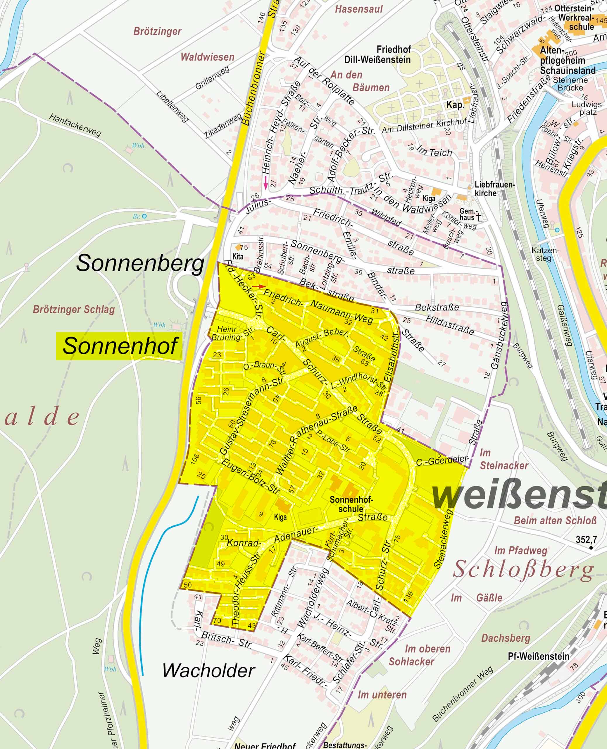 Karte_Sonnenhof_1 Stadtplan Sonnenhof